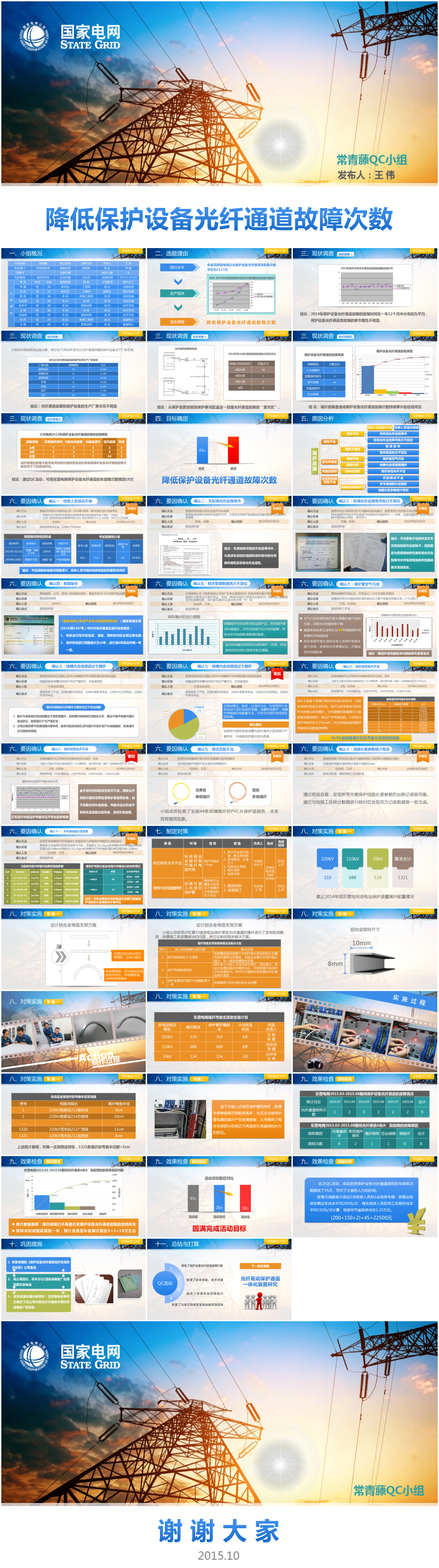 东营供电公司光纤故障率QC成果PPT